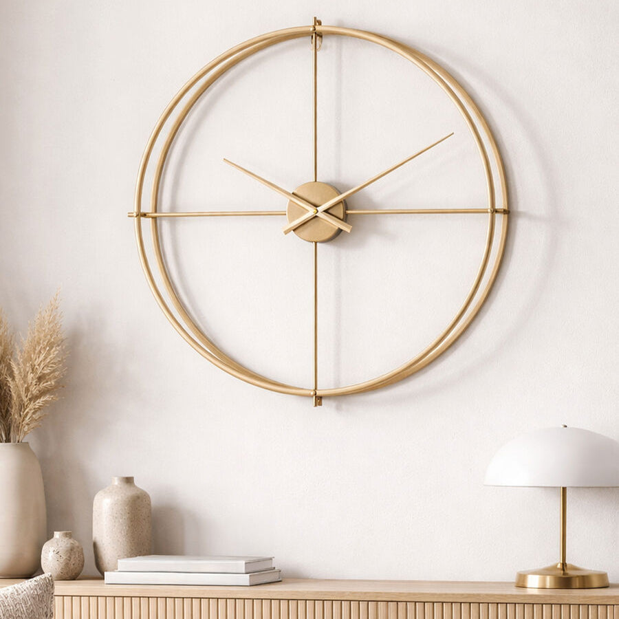Kent 60cm Dia Large Gold Finish Wall Clock