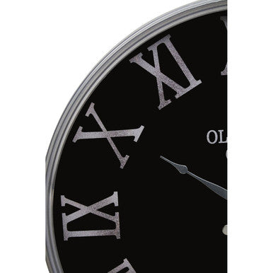 Kent Black And Silver Wall Clock