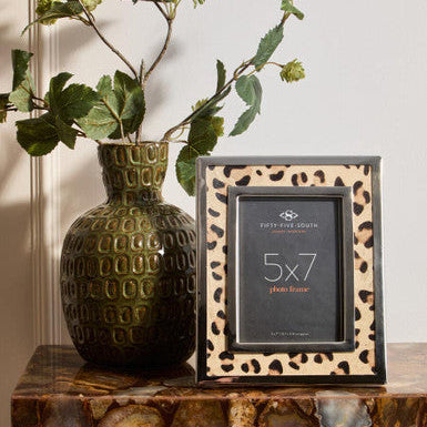 Kensington Townhouse 5 x 7 Leopard Design Photo Frame