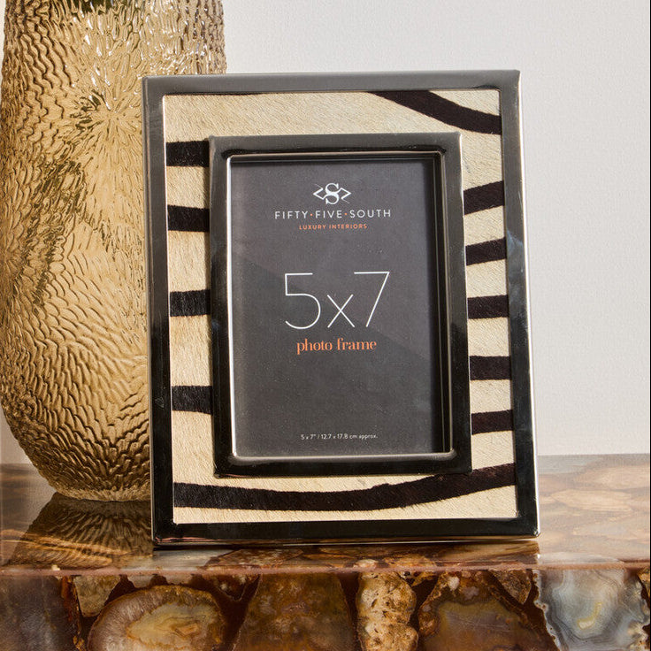 Kensington Townhouse 5in x 7in Zebra Design Photo Frame