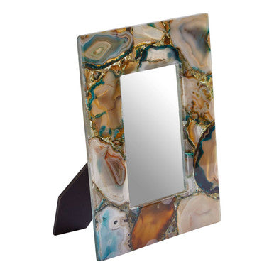 Small Green Agate 4In X 6In Photo Frame | Bowerbird