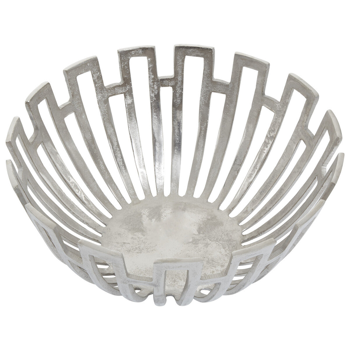Large Silver Finish Bowl | Delphi