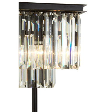 Iron and Crystal Table Lamp | Kensington Townhouse