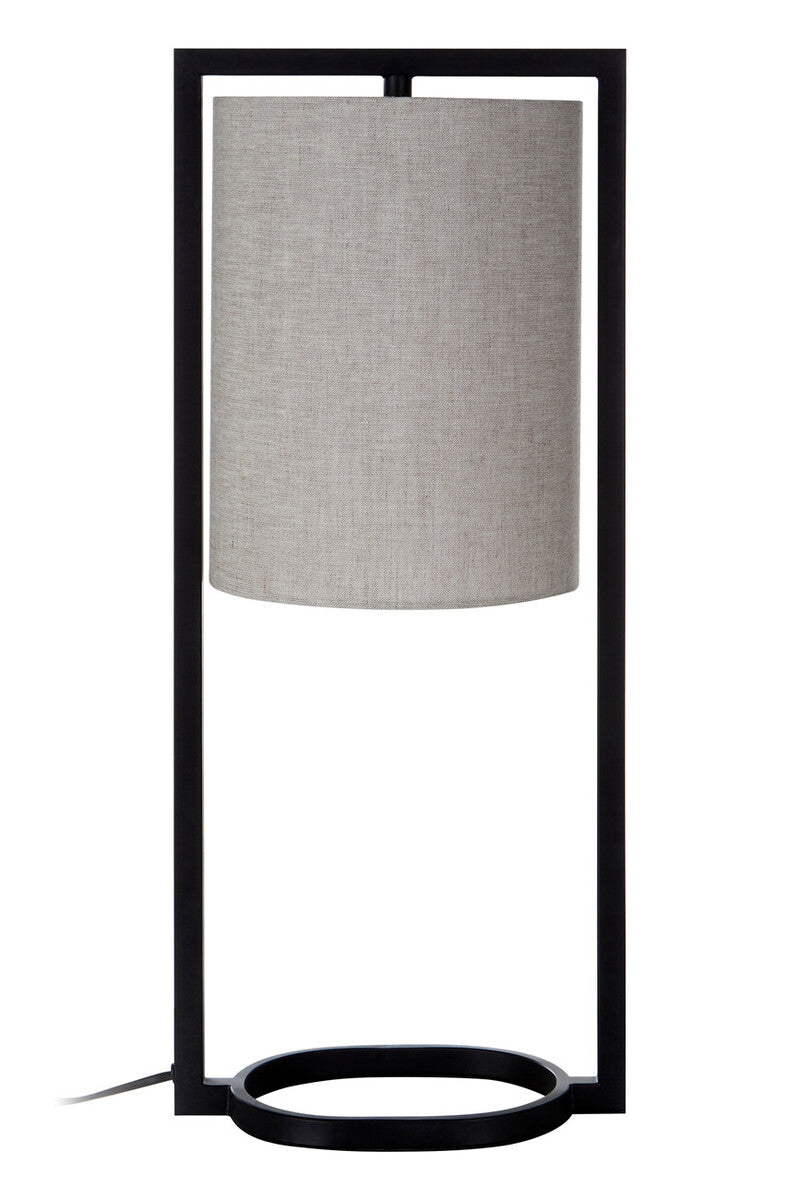 Lara Metal Table Lamp With Grey Shade