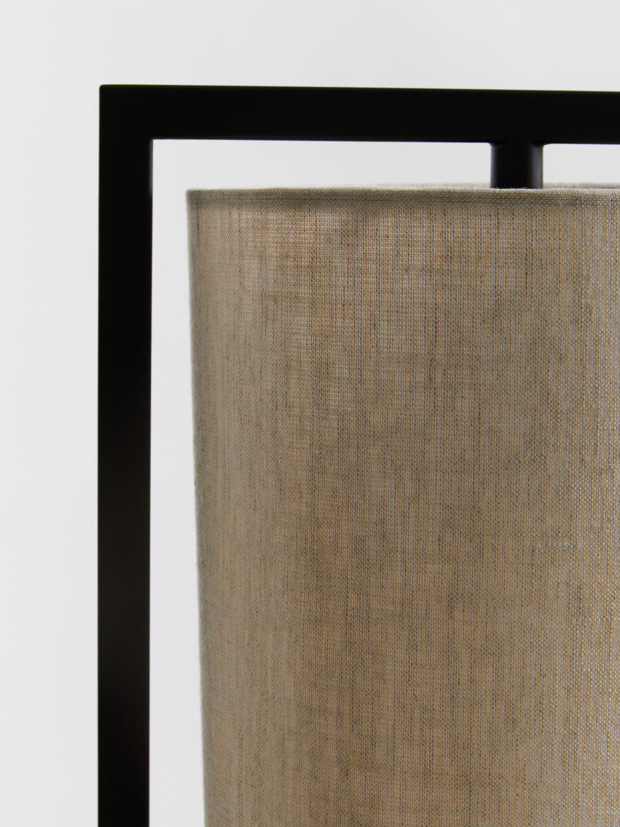 Lara Metal Table Lamp With Grey Shade