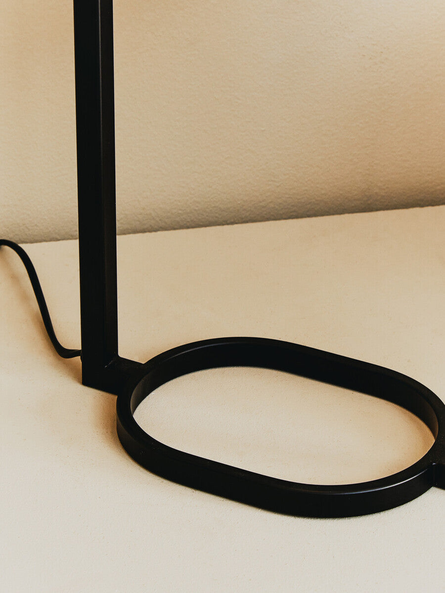 Lara Metal Table Lamp With Grey Shade