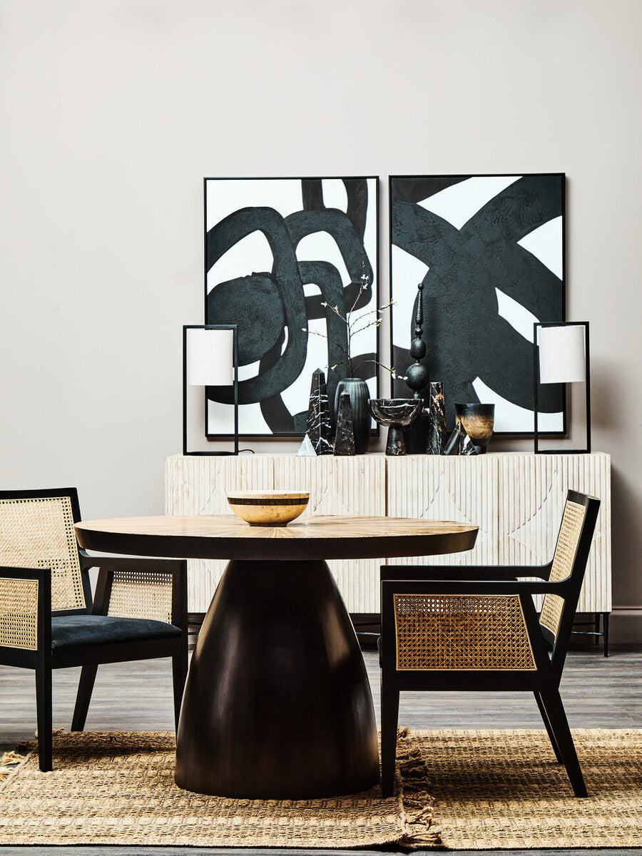 Lara Metal Table Lamp With Grey Shade