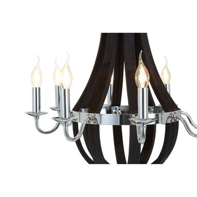Kensington Townhouse Curved Chandelier