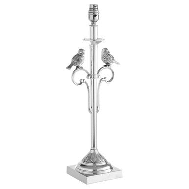 Antique Silver Lamp Base | Aviary