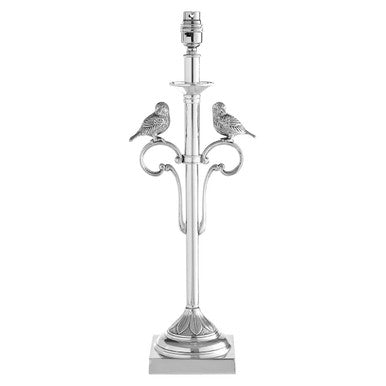 Antique Silver Lamp Base | Aviary
