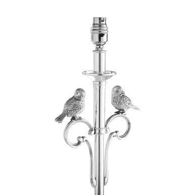 Antique Silver Lamp Base | Aviary