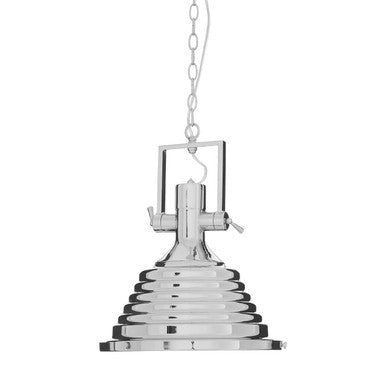 Medium Chrome Pendant Light | Lexington