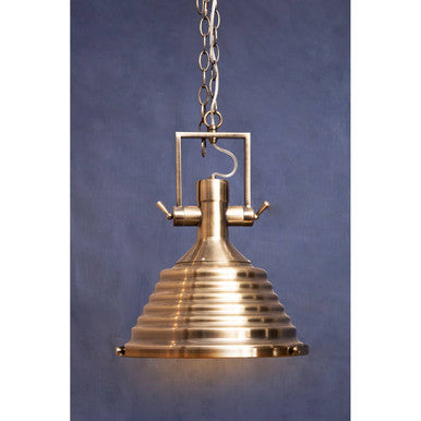 Medium Chrome Pendant Light | Lexington