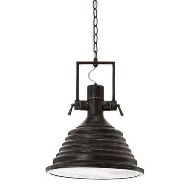 Black and Silver Pendant Light | Lexington