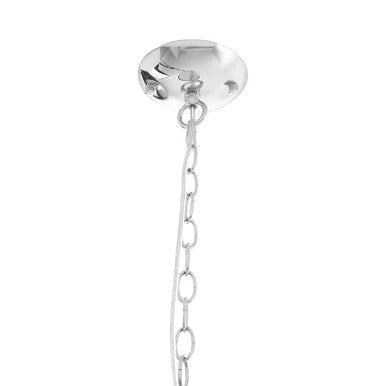 Large Chrome Plain Pendant Light | Lexington