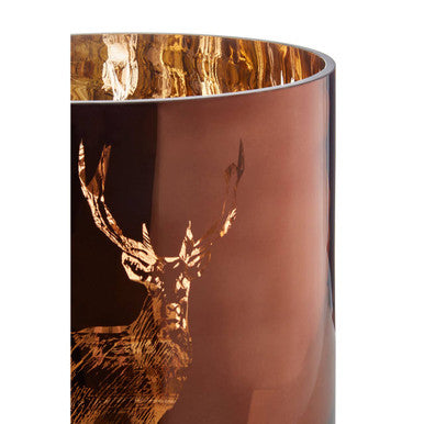 Large Brown Stag Candle Holder