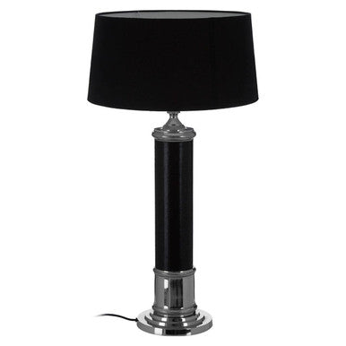 Black Leather Table Lamp | Canon