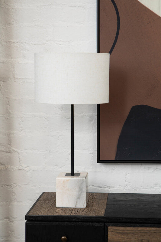Murdoch Table Lamp with Marble Base