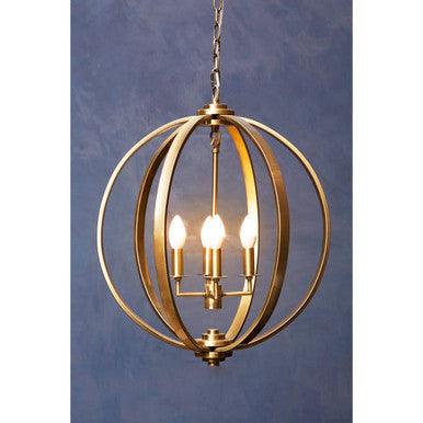 Censer Antique Brass Pendant Light
