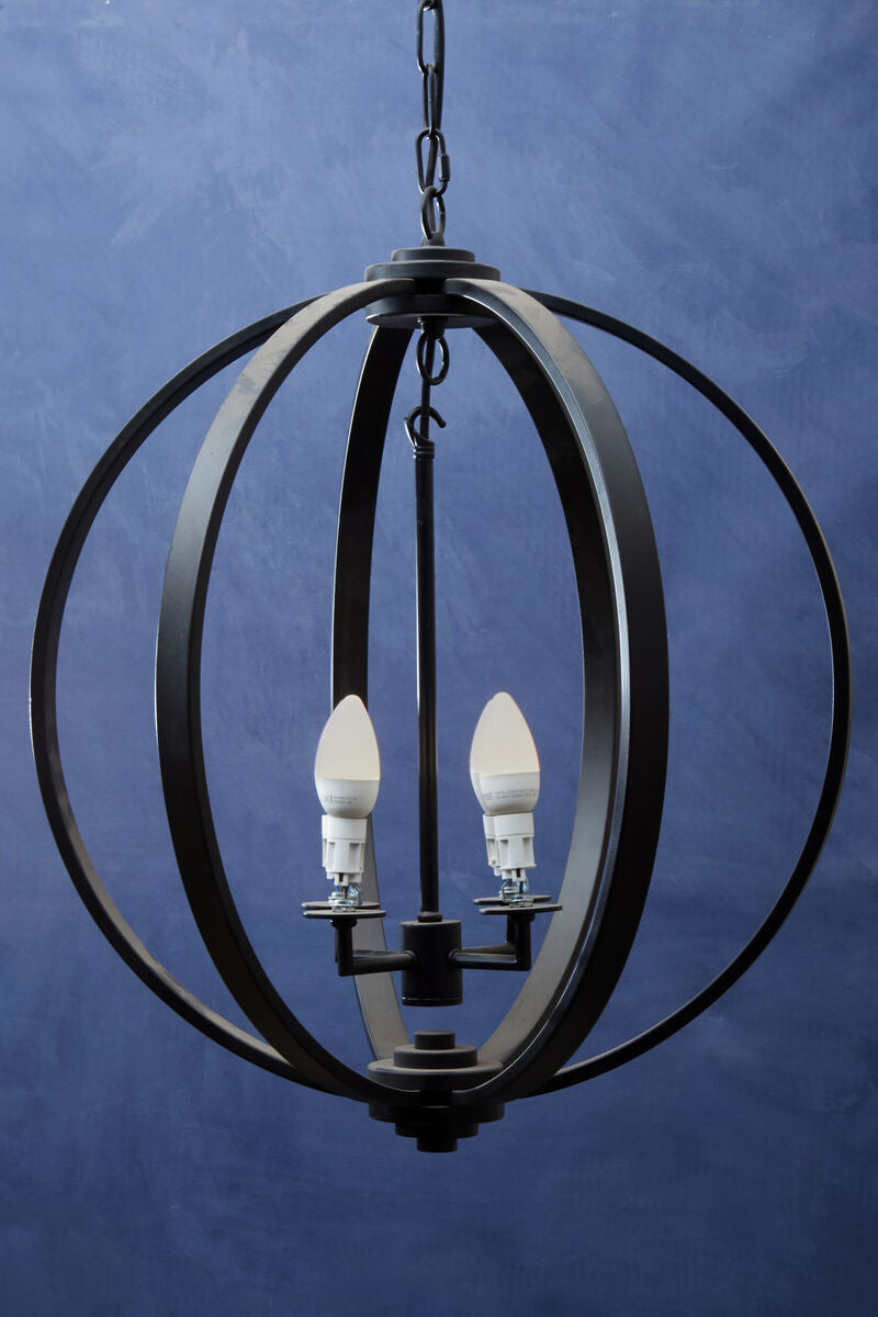 Black Metallic Pendant Light | Censer