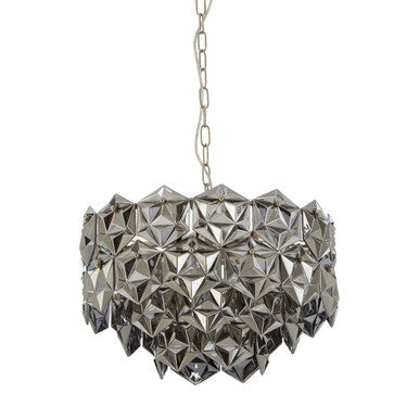 Smoked Grey Glass Chandelier | Rydello