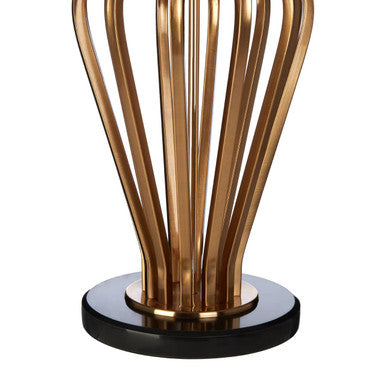 Zada Gold and Black Angular Table Lamp
