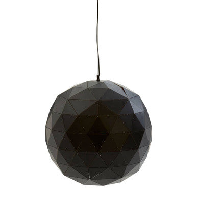 Mateo Large Black and Copper Pendant Light