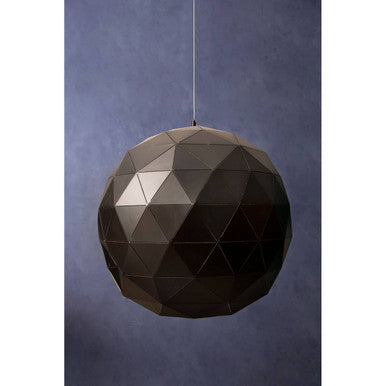 Large Black and Copper Pendant Light | Mateo