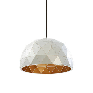 Mateo Small Silver Dome Pendant Light