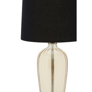 Carina Amber Glass Table Lamp