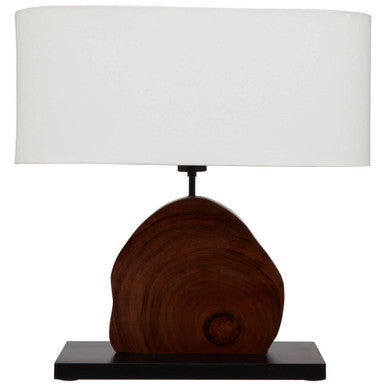 Wooden Live Edge Design Table Lamp | Hestina