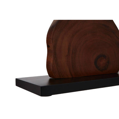 Wooden Live Edge Design Table Lamp | Hestina
