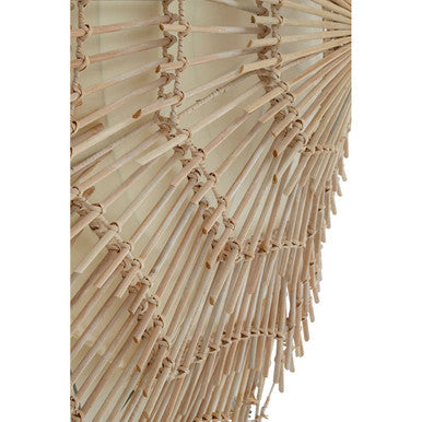 Small Woven Rattan Wall Light | Hestina