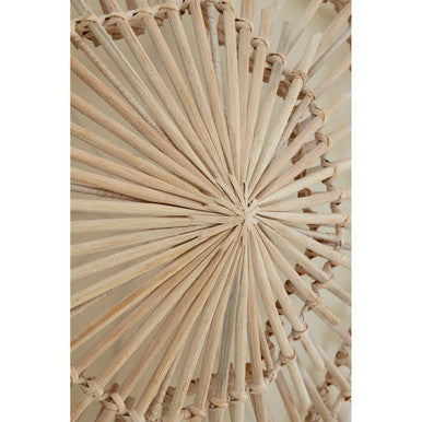 Small Woven Rattan Wall Light | Hestina