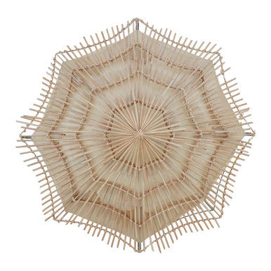 Large Rattan Woven Wall Light | Hestina