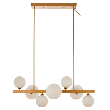 Bronze Finish 7 Light Statement Pendant Light | Abira