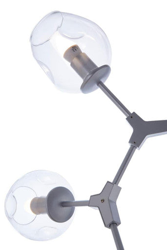 Abira 5 Arm Silver Finish Pendant Light