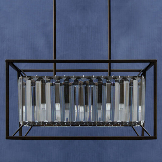 Akiko 4 Bulb Dark Brown Ceiling Light
