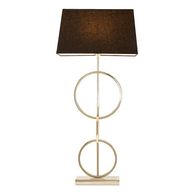 Table Lamp with Dual Ring Base | Skye