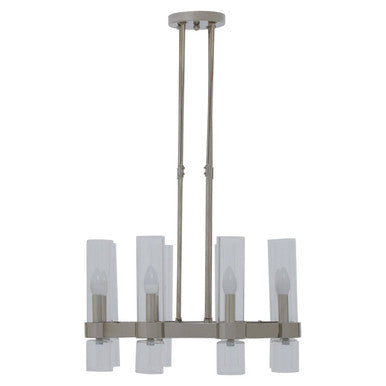 Alexis 8-Light Nickel Finish Ceilingt Light