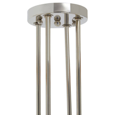 Alexis 8-Light Nickel Finish Ceilingt Light