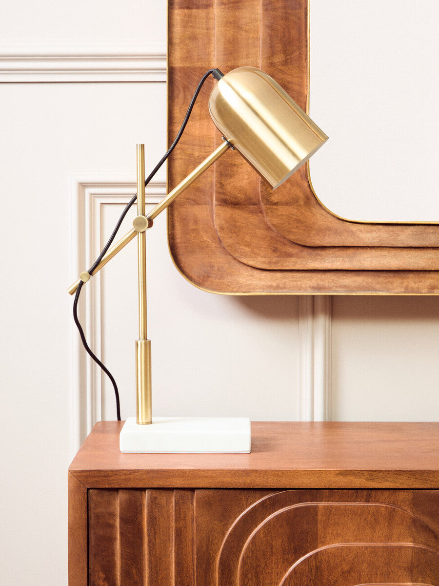 Equipoise Gold Shade Desk Lamp