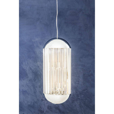 Chrome Finish 6 Bulb Pendant Light | Kensington Townhouse