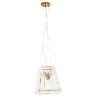 Kensington Townhouse 3 Bulb Bronze Pendant Light