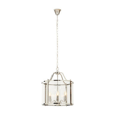 6 Bulb Chrome Pendant Light | Hampstead
