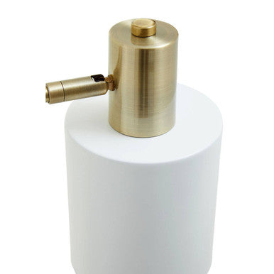 Newton White Shade Desk Lamp