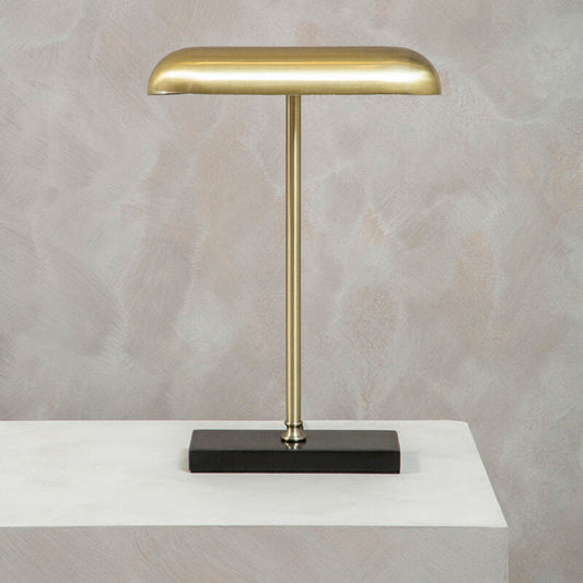 Newton Brass Finish Desk Lamp