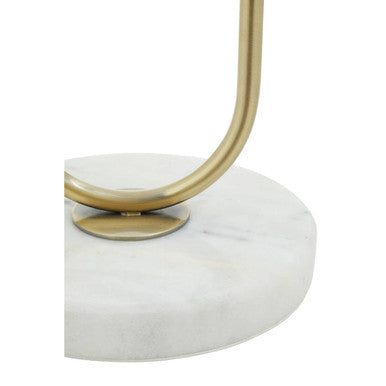 Nolan White Fabric Shade Table Lamp