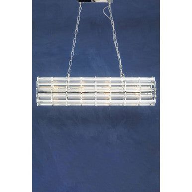 Chrome Eight Bulb Pendant Light | Karli