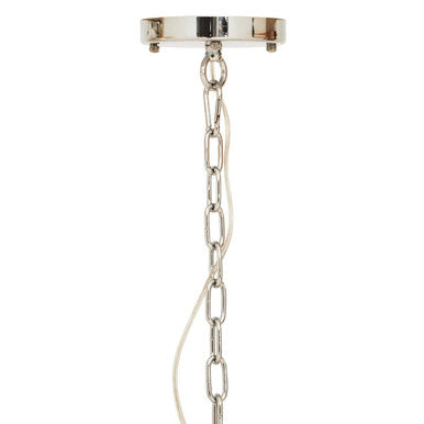 Karli Glass And Chrome Finish Large Vertical Pendant Light